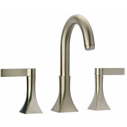 Latoscana Elix Roman Tub With Lever Handles In A Brushed Nickel Finish bathtub faucets Latoscana 