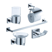 Thumbnail for Fresca Glorioso 5-Piece Bathroom Accessory Set - Chrome Bathroom Accessory Set Fresca 
