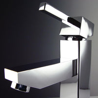 Thumbnail for Fresca Bevera Single Hole Mount Bathroom Vanity Faucet - Chrome Bathroom Faucet Fresca 