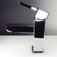 Thumbnail for Fresca Bevera Single Hole Mount Bathroom Vanity Faucet - Chrome Bathroom Faucet Fresca 