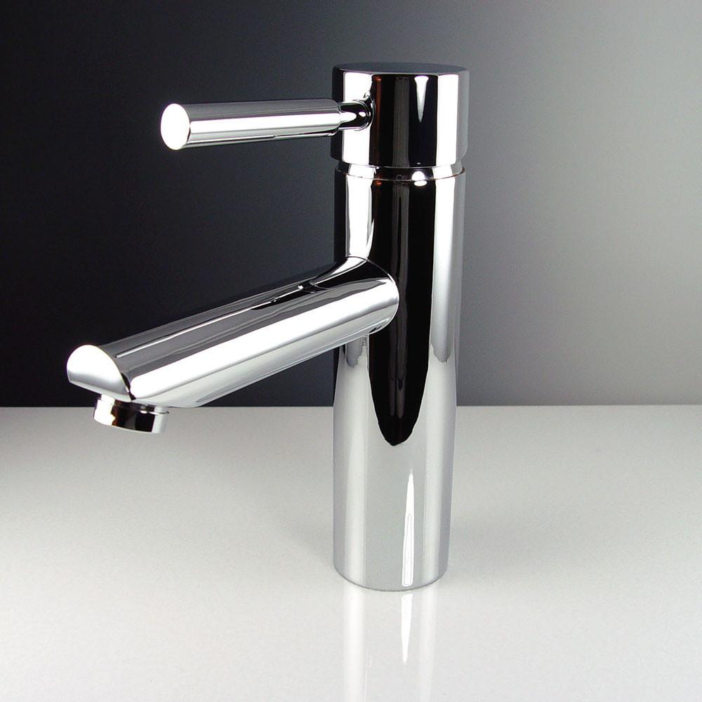 Fresca Tartaro Single Hole Mount Bathroom Vanity Faucet - Chrome Vanity Faucet Fresca 