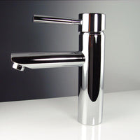 Thumbnail for Fresca Tartaro Single Hole Mount Bathroom Vanity Faucet - Chrome Vanity Faucet Fresca 