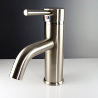 Thumbnail for Fresca Sillaro Single Hole Mount Bathroom Vanity Faucet - Brushed Nickel Vanity Faucet Fresca 