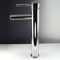 Thumbnail for Fresca Tolerus Single Hole Vessel Mount Bathroom Vanity Faucet - Chrome Vanity Faucet Fresca 