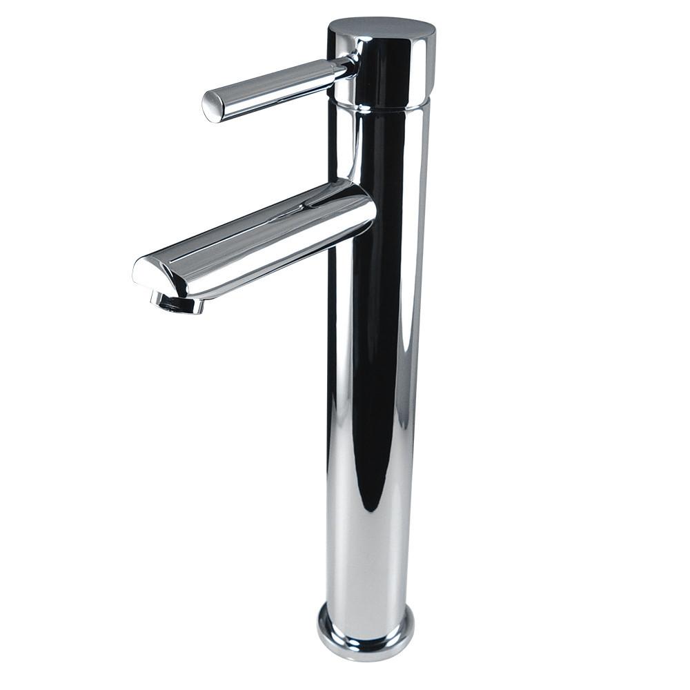 Fresca Tolerus Single Hole Vessel Mount Bathroom Vanity Faucet - Chrome Vanity Faucet Fresca 