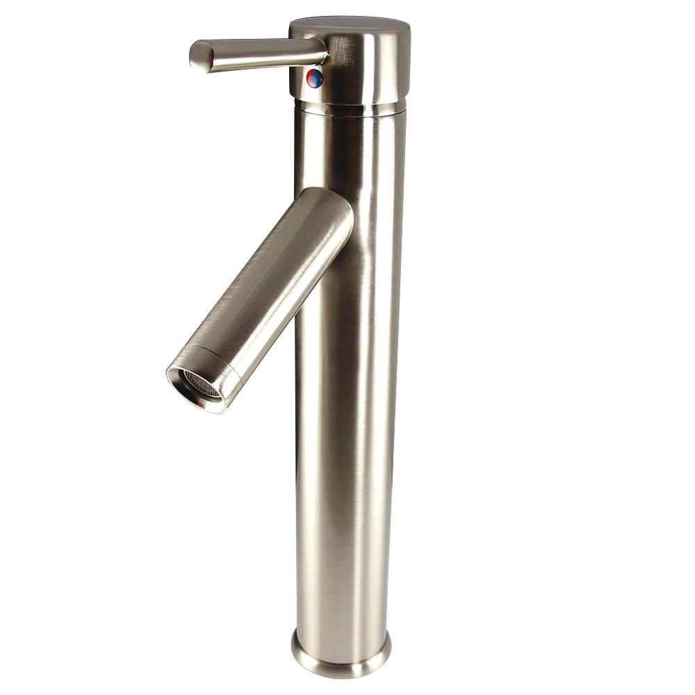 Fresca Soana Single Hole Vessel Mount Bathroom Vanity Faucet - Brushed Nickel Vanity Faucet Fresca 