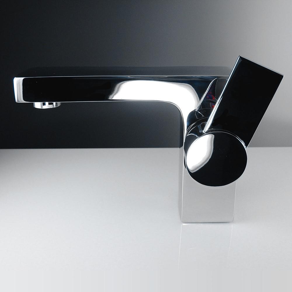 Fresca Isarus Single Hole Mount Bathroom Vanity Faucet - Chrome Vanity Faucet Fresca 