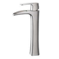 Thumbnail for Fresca Fortore Single Hole Vessel Mount Bathroom Vanity Faucet - Brushed Nickel Bathroom Faucet Fresca 