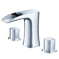 Thumbnail for Fresca Fortore Widespread Mount Bathroom Vanity Faucet - Chrome Bathroom Faucet Fresca 