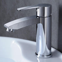 Thumbnail for Fresca Livenza Single Hole Mount Bathroom Vanity Faucet - Chrome Vanity Faucet Fresca 