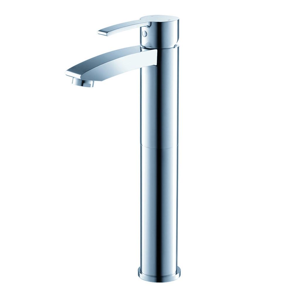Fresca Livenza Single Hole Vessel Mount Bathroom Vanity Faucet - Chrome Vanity Faucet Fresca 