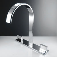 Thumbnail for Fresca Sesia Widespread Mount Bathroom Vanity Faucet - Chrome Vanity Faucet Fresca 