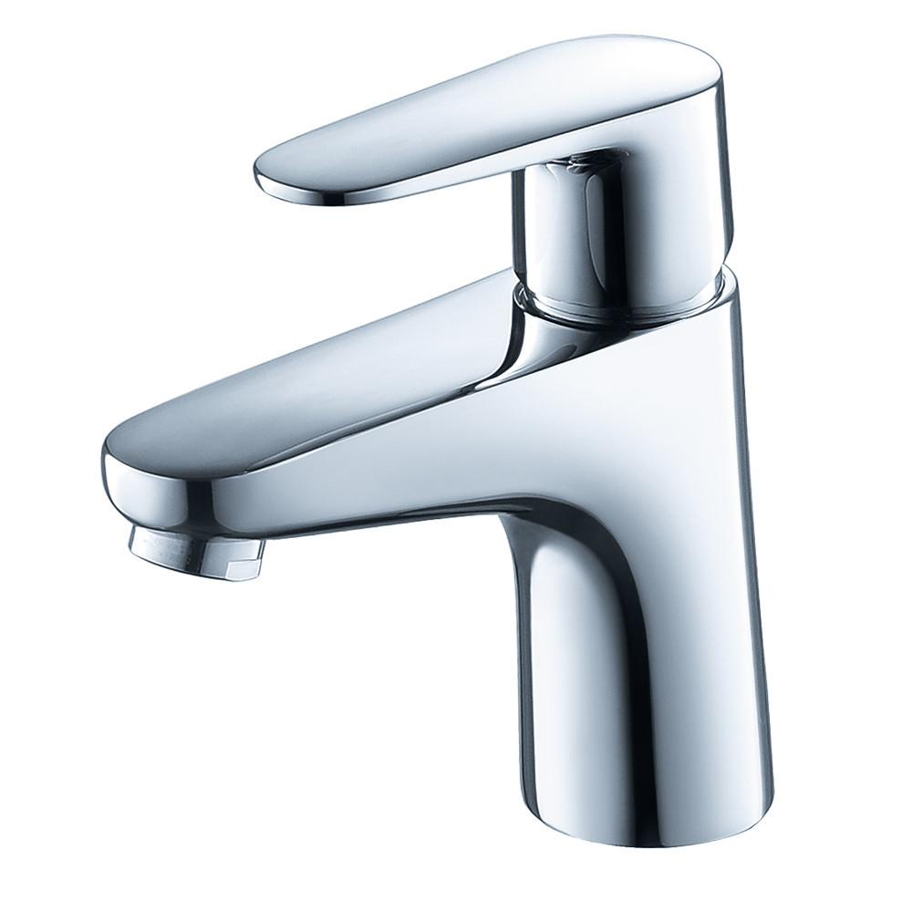 Fresca Diveria Single Hole Mount Bathroom Vanity Faucet - Chrome Vanity Faucet Fresca 