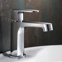 Thumbnail for Fresca Gravina Single Hole Mount Bathroom Vanity Faucet - Chrome Vanity Faucet Fresca 