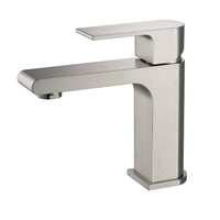 Thumbnail for Fresca Allaro Single Hole Mount Bathroom Vanity Faucet - Brushed Nickel Bathroom Faucet Fresca 
