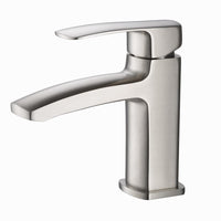 Thumbnail for Fresca Fiora Single Hole Mount Bathroom Vanity Faucet - Brushed Nickel Bathroom Faucet Fresca 