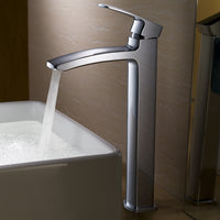 Thumbnail for Fresca Fiora Single Hole Vessel Mount Bathroom Vanity Faucet - Chrome