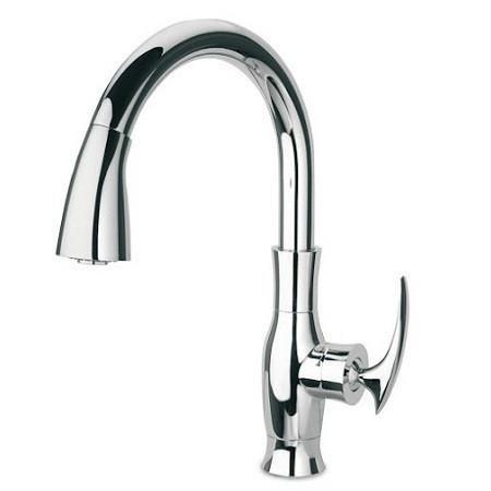 Latoscana Firenze Single Handle Pull-Down Spray Kitchen Faucet In Chrome Finish Kitchen faucet Latoscana 