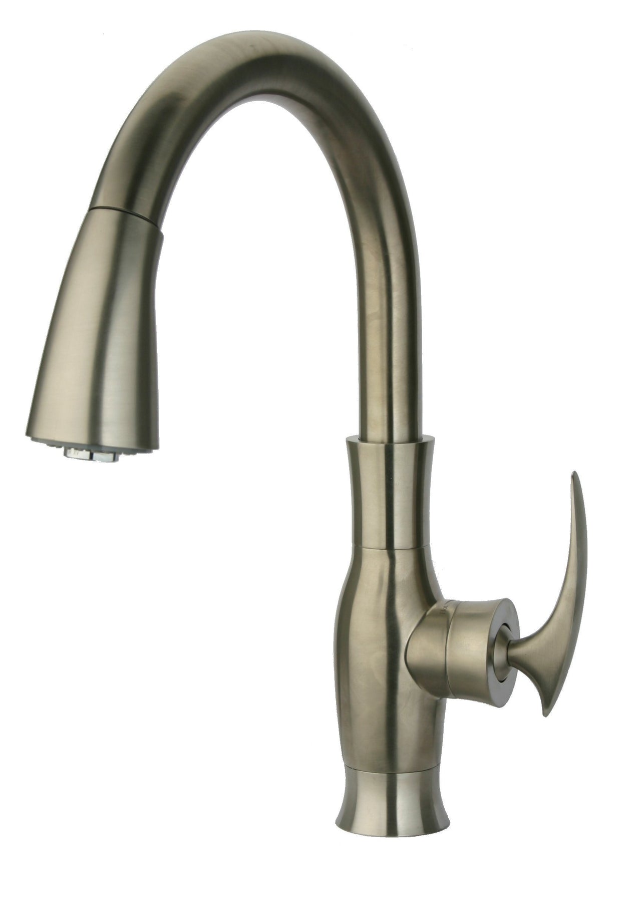 Latoscana Firenze Single Handle Pull-Down Spray Kitchen Faucet In Brushed Nickel Finish Kitchen faucet Latoscana 