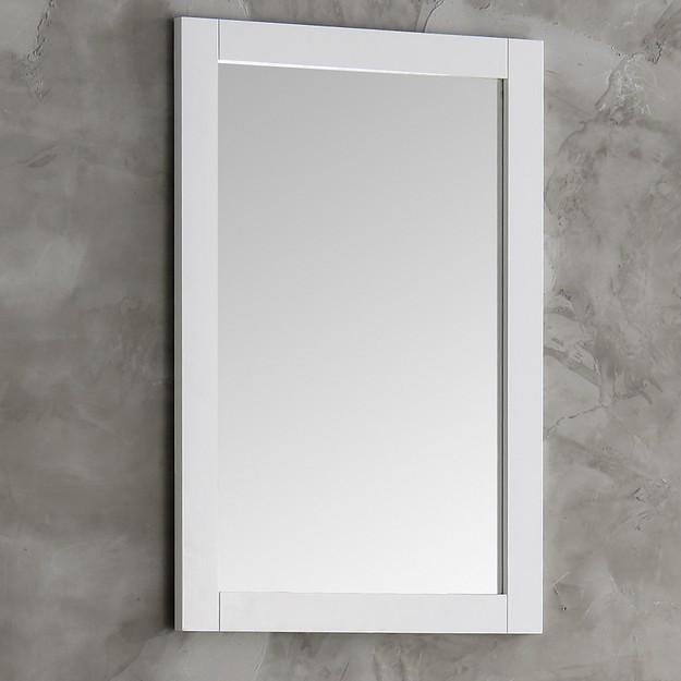 Fresca Hartford 20" White Traditional Bathroom Mirror Mirror Fresca 