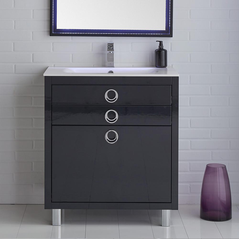 Fresca Platinum Due 32" Modern Bathroom Elegant Vanity Set 3 Soft Closing Drawer Vanity Fresca 