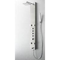 Thumbnail for Fresca Pavia Stainless Steel (Brushed Silver) Thermostatic Shower Massage Panel Shower Massage Panel Fresca 