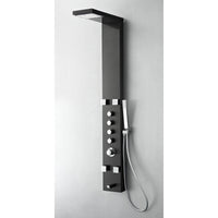 Thumbnail for Fresca Verona Stainless Steel (Brushed Gray) Thermostatic Shower Massage Panel Shower Massage Panel Fresca 
