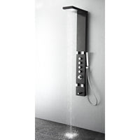 Thumbnail for Fresca Verona Stainless Steel (Brushed Gray) Thermostatic Shower Massage Panel Shower Massage Panel Fresca 