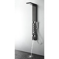 Thumbnail for Fresca Verona Stainless Steel (Brushed Gray) Thermostatic Shower Massage Panel Shower Massage Panel Fresca 