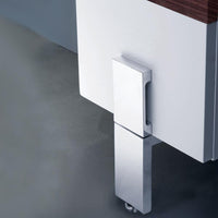 Thumbnail for Fresca Adour Dark Walnut Bathroom Linen Side Cabinet Linen Cabinet Fresca 