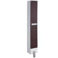 Thumbnail for Fresca Adour Dark Walnut Bathroom Linen Side Cabinet Linen Cabinet Fresca 