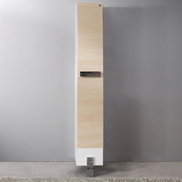 Thumbnail for Fresca Adour Light Walnut Bathroom Linen Side Cabinet Linen Cabinet Fresca 