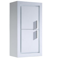 Thumbnail for Fresca Allier White Bathroom Linen Side Cabinet w/ 2 Doors Linen Cabinet Fresca 