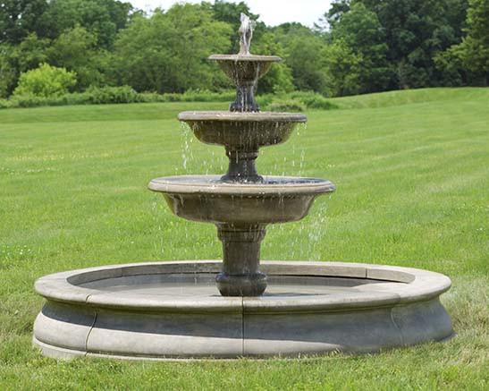 Newport Outdoor Garden Fountains Fountain Campania International 