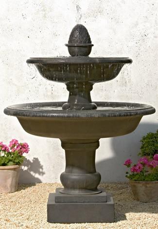 Belvedere Tiered Garden Water Fountain Fountain Campania International 