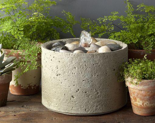 M-Series Pebble Outdoor Garden Fountains Fountain Campania International 