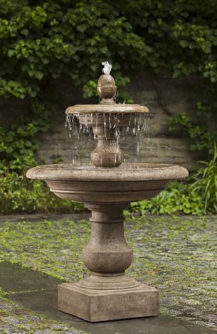 Caterina Outdoor Tiered Garden Fountain Fountain Campania International 