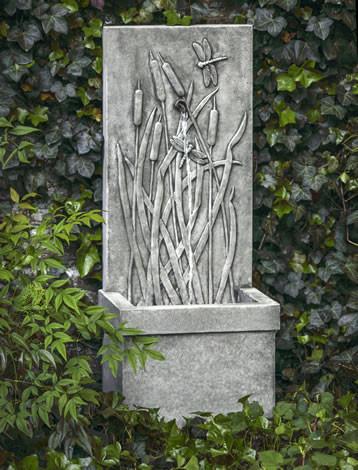 Dragonfly Outdoor Garden Wall Fountain Fountain Campania International 