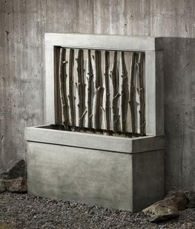 Birches Wall Garden Water Fountain Fountain Campania International 