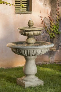 Thumbnail for Longvue Outdoor Tiered Stone Garden Fountain Fountain Campania International 