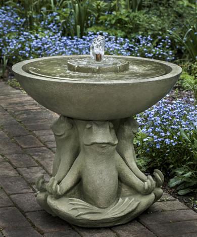 Zen III Outdoor Garden Fountains Fountain Campania International 