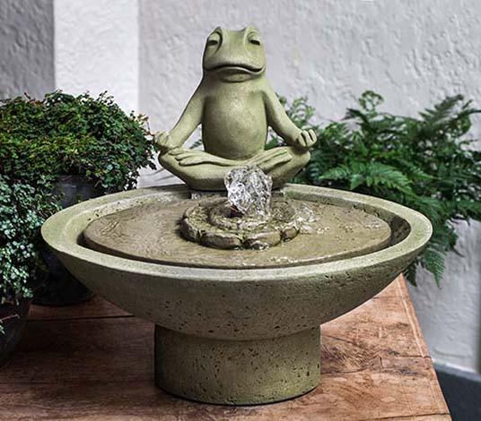 Garden Terrace Meditation Outdoor Garden Fountain Fountain Campania International 