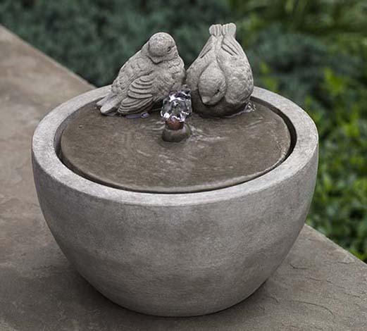 M-Series Bird Outdoor Garden Fountains Fountain Campania International 