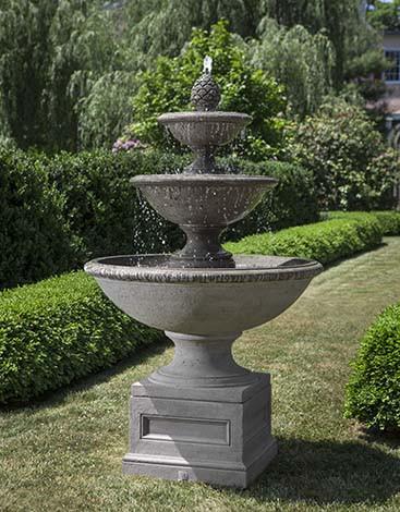 Beauport Tiered Outdoor Water Fountain Fountain Campania International 