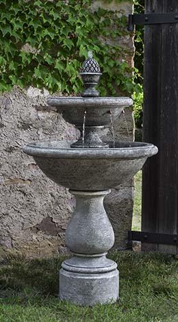 Charente Outdoor Tiered Garden Fountain Fountain Campania International 