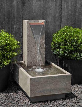 Falling Water IV Outdoor Garden Fountain Fountain Campania International 