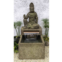 Thumbnail for Campania International Cast Stone Antique Quan Yin Fountain Fountain Campania International 