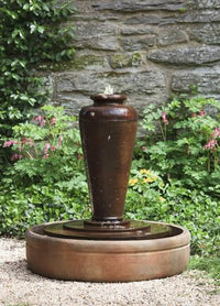 Thumbnail for Bisbalos Cast Stone Garden Urn Water Fountain Fountain Campania International 