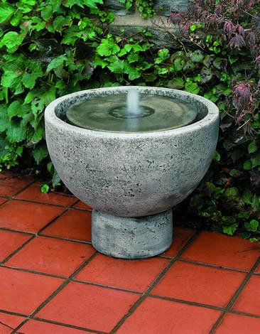 Rustica Pot Outdoor Garden Fountains Fountain Campania International 