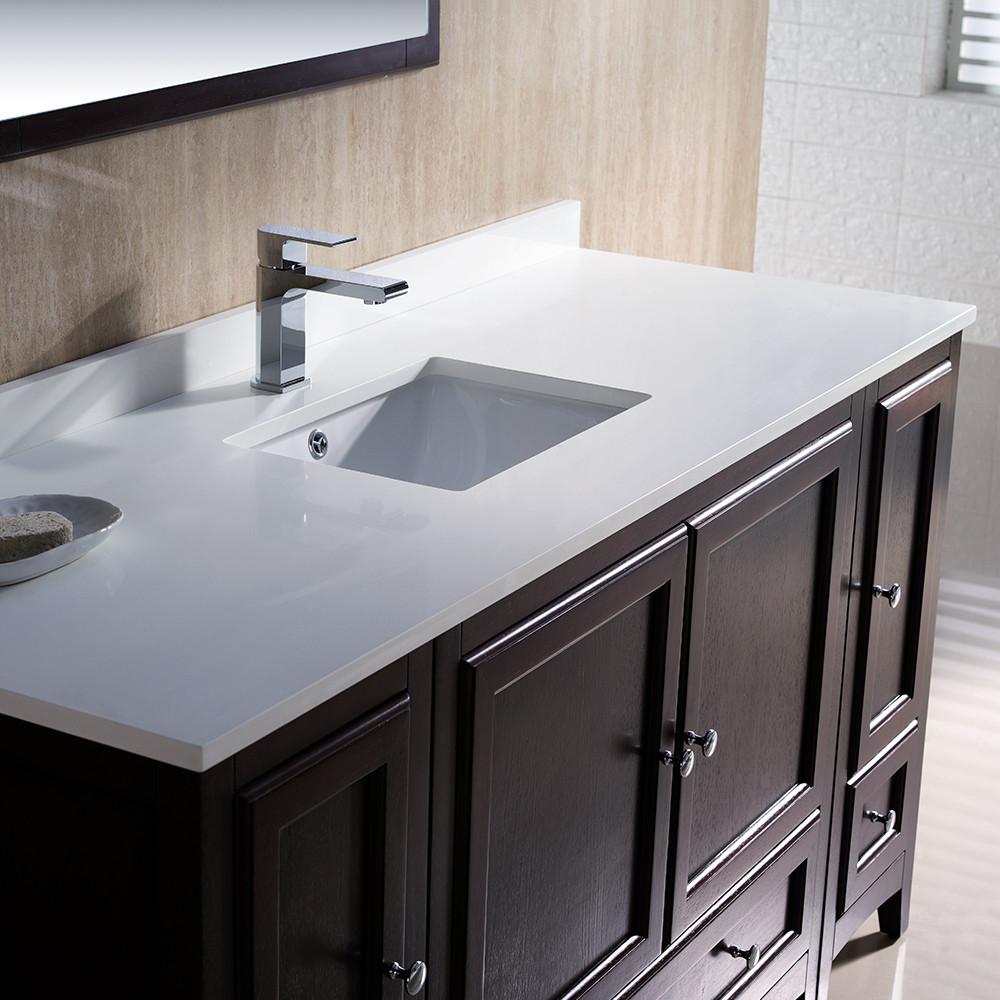 Fresca Oxford 60" Mahogany Traditional Bathroom Vanity Vanity Fresca 
